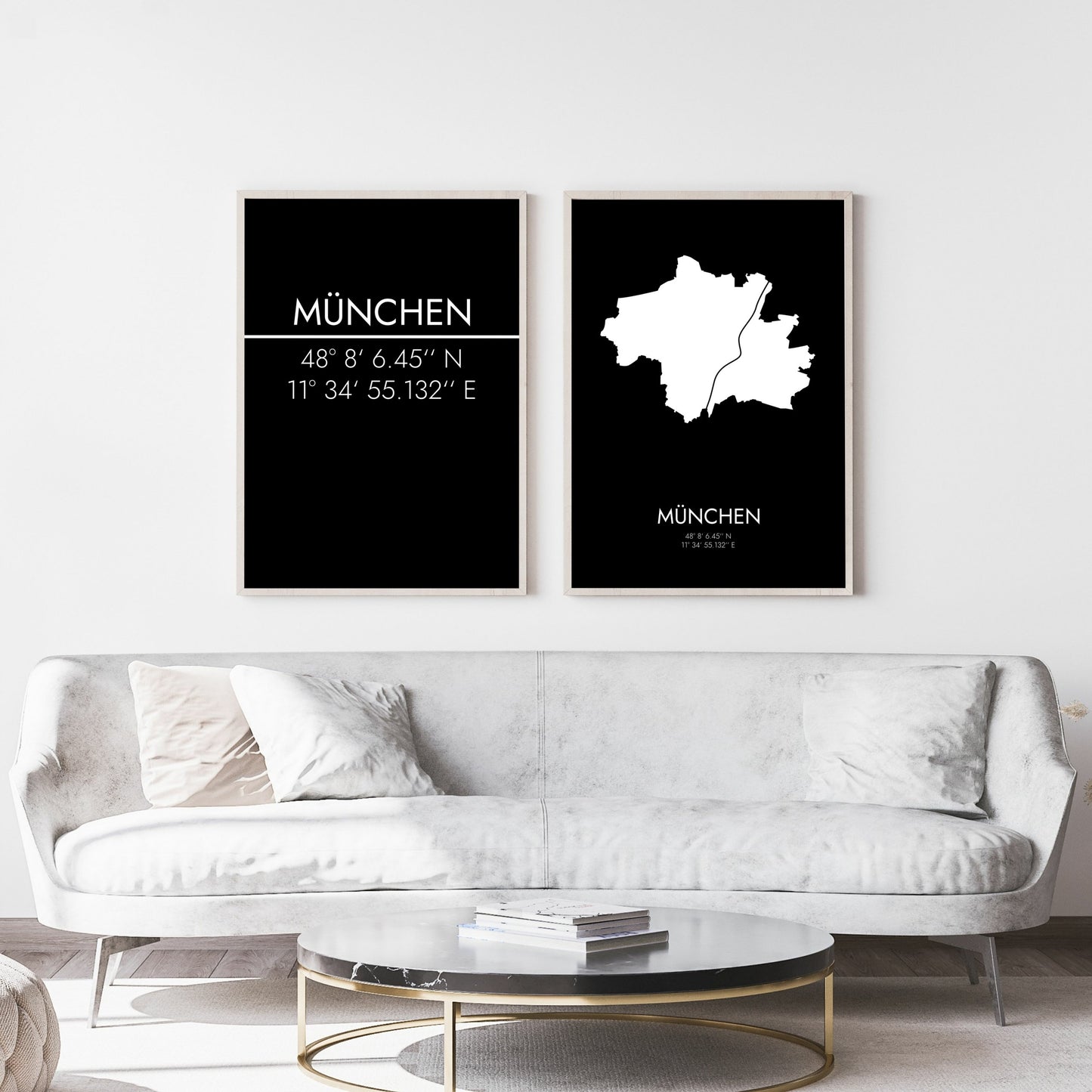 Poster München Koordinaten #2