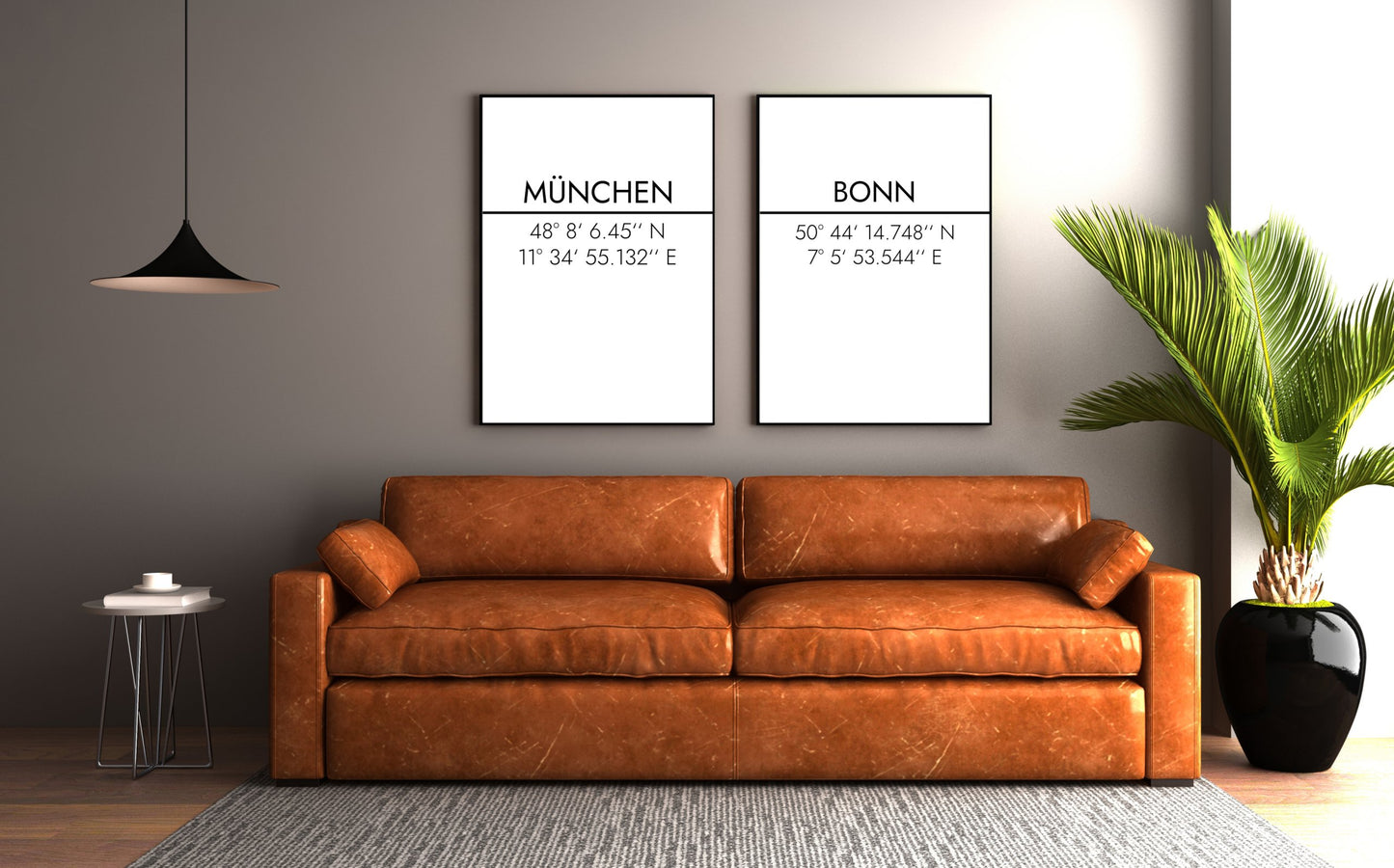 Poster München Koordinaten #2
