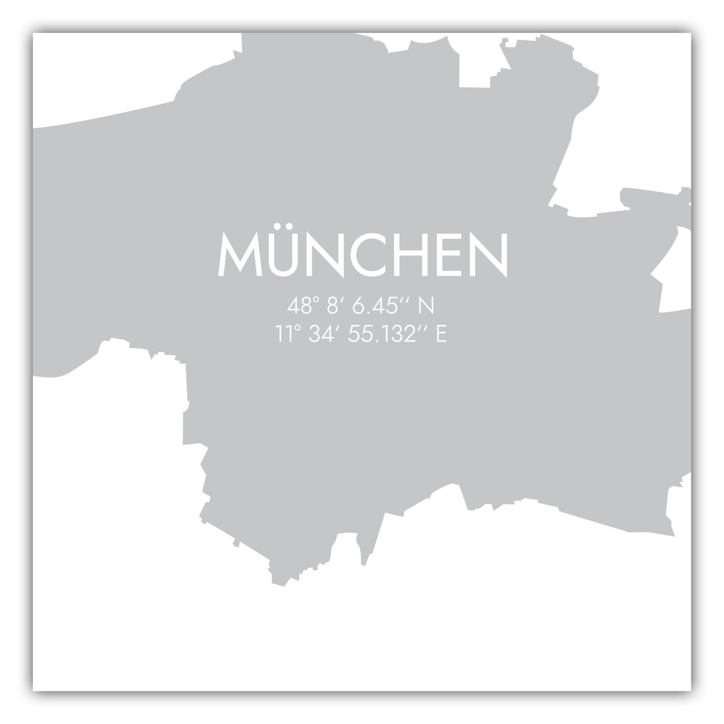 Poster München Koordinaten #5