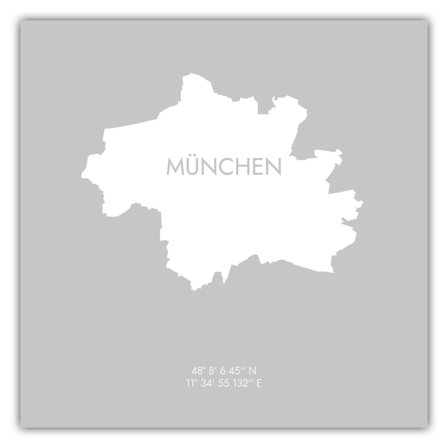 Poster München Koordinaten #6