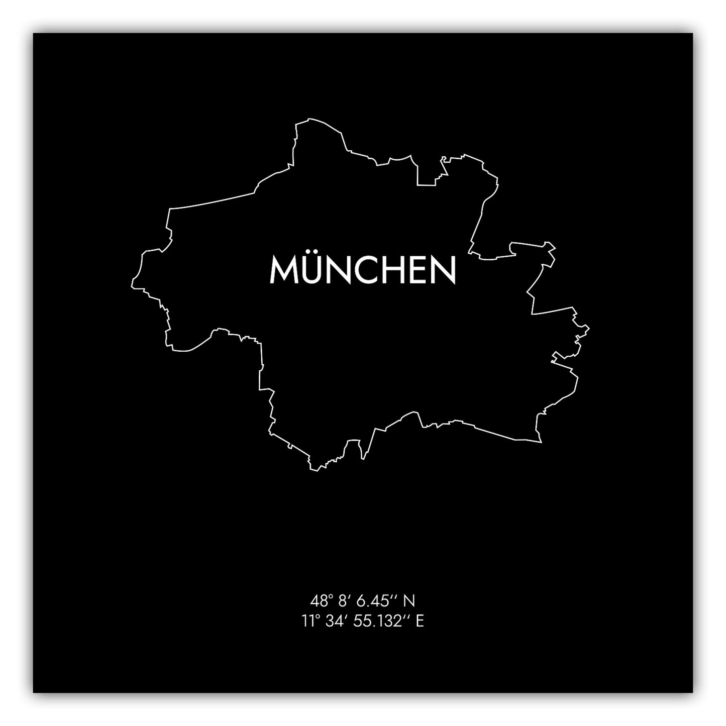 Poster München Koordinaten #8