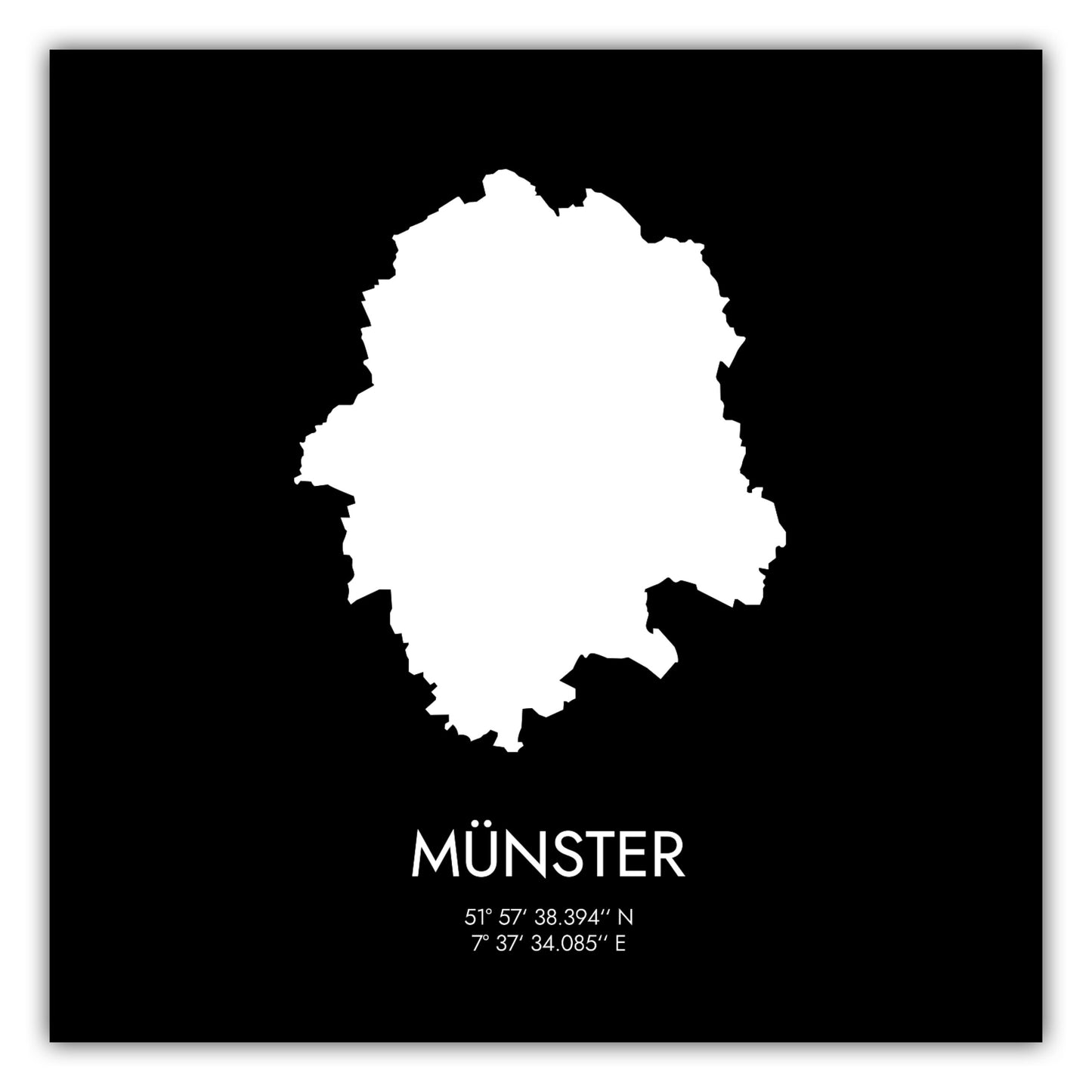 Poster Münster Koordinaten #3