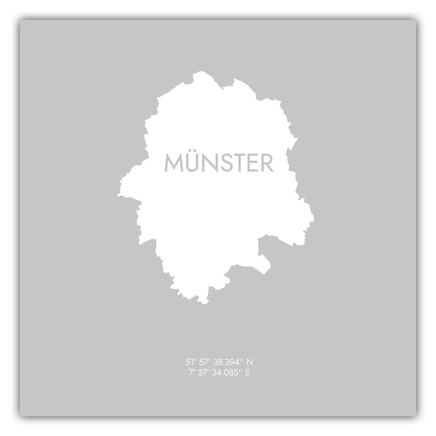 Poster Münster Koordinaten #6