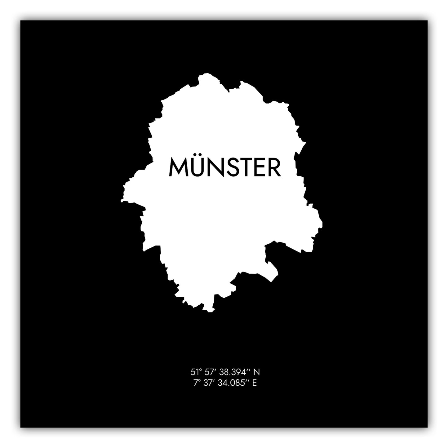 Poster Münster Koordinaten #6