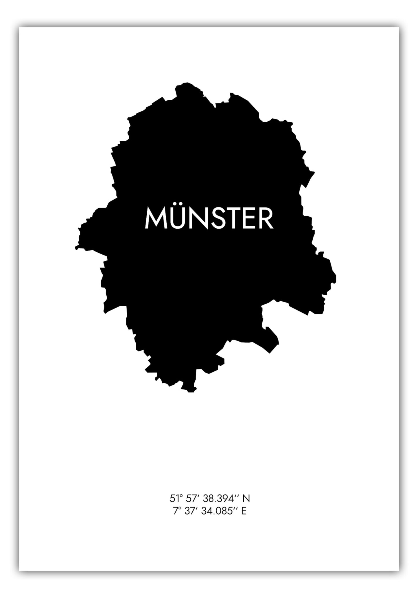 Poster Münster Koordinaten #6