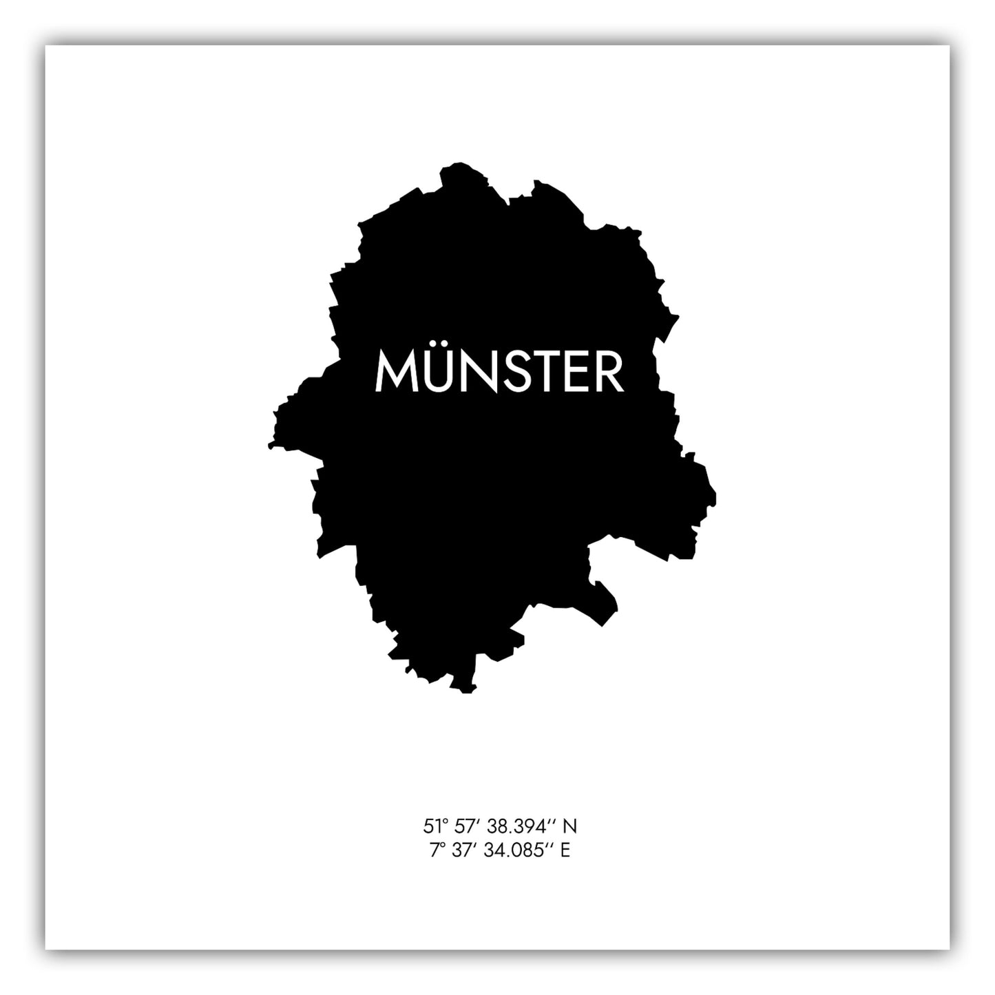 Poster Münster Koordinaten #6
