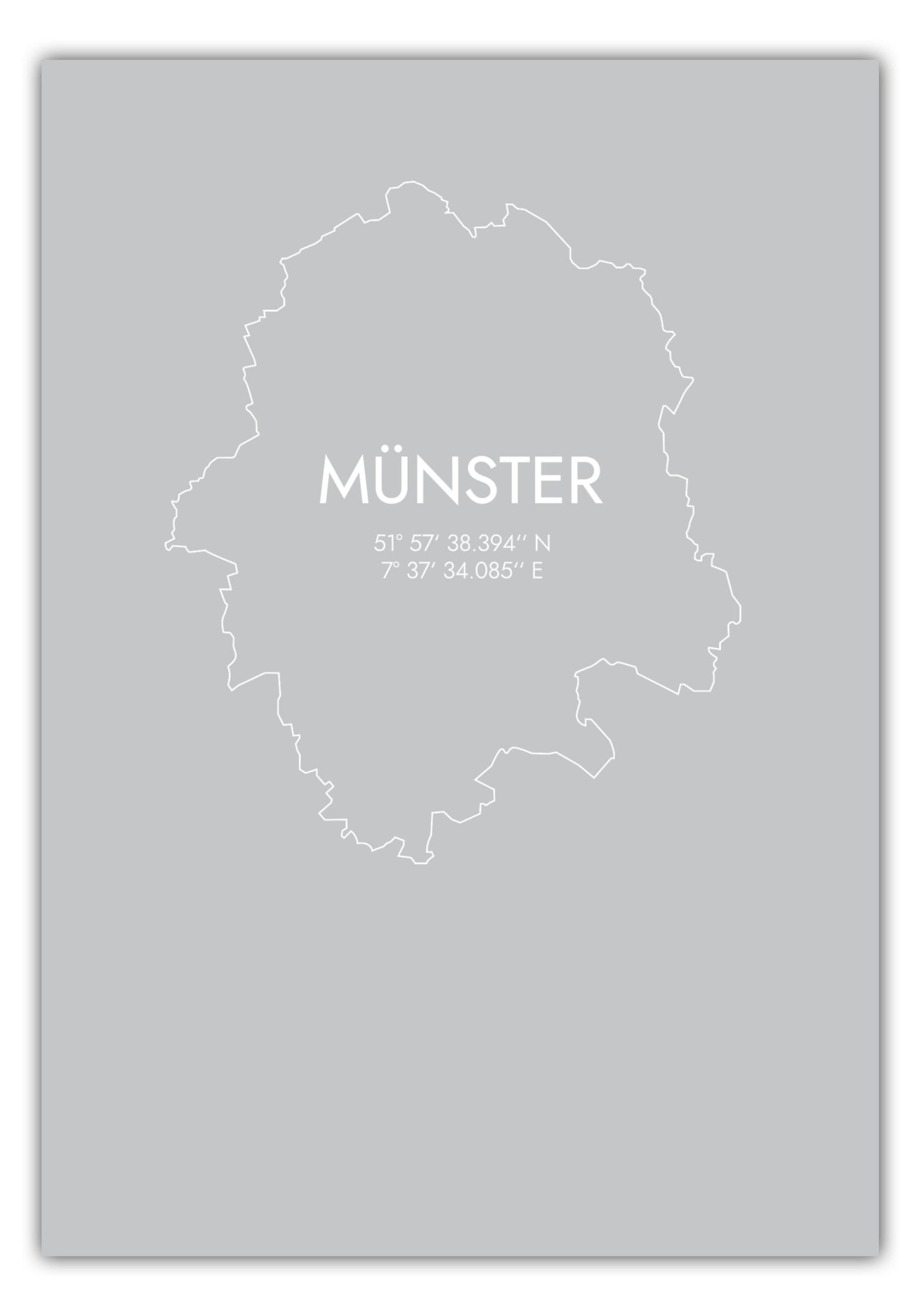 Poster Münster Koordinaten #7