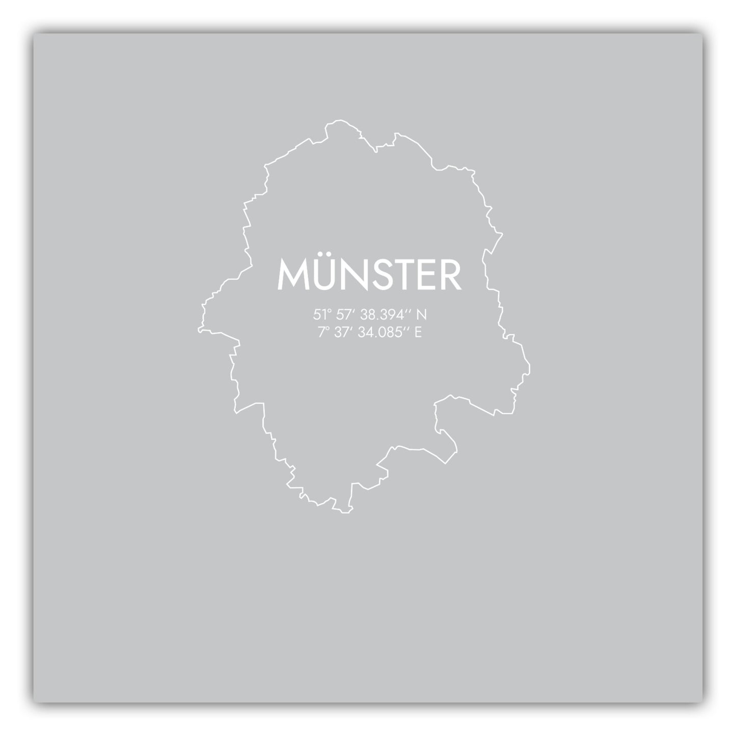 Poster Münster Koordinaten #7