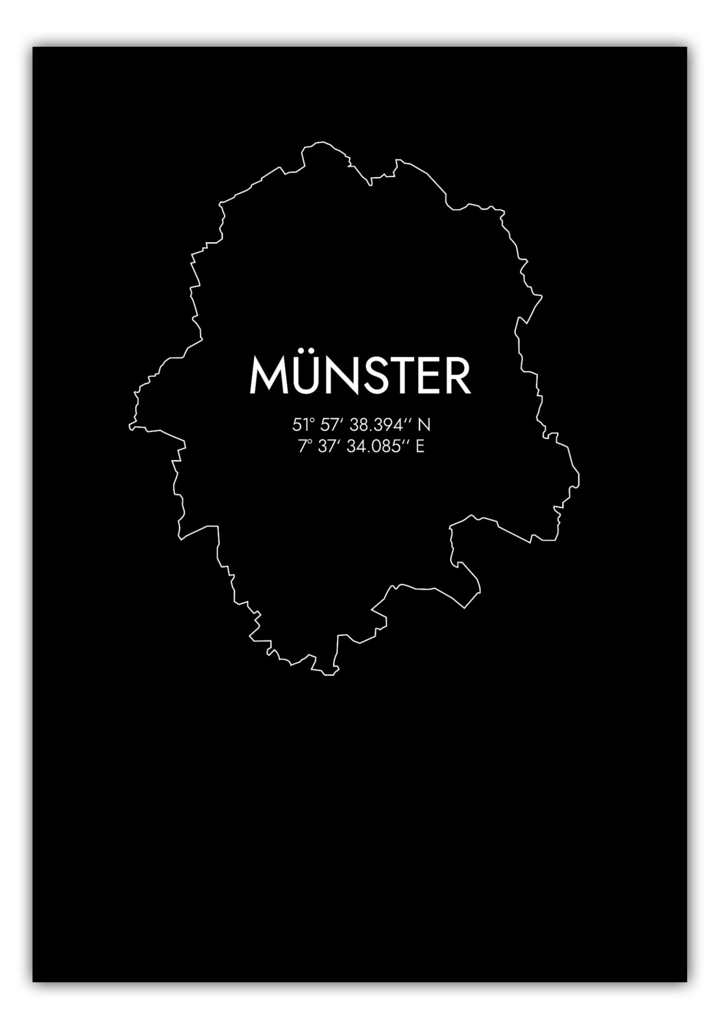 Poster Münster Koordinaten #7