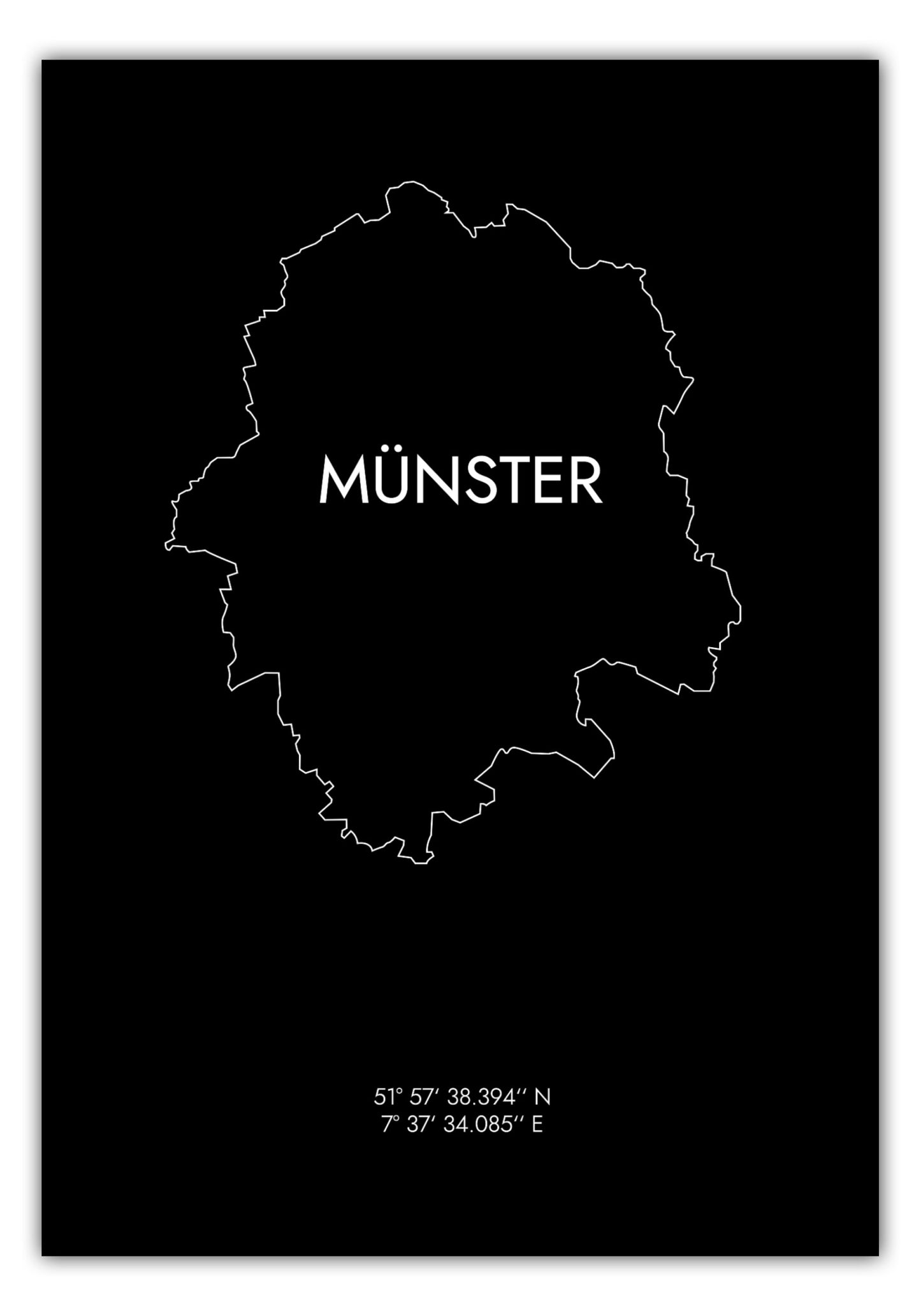 Poster Münster Koordinaten #8