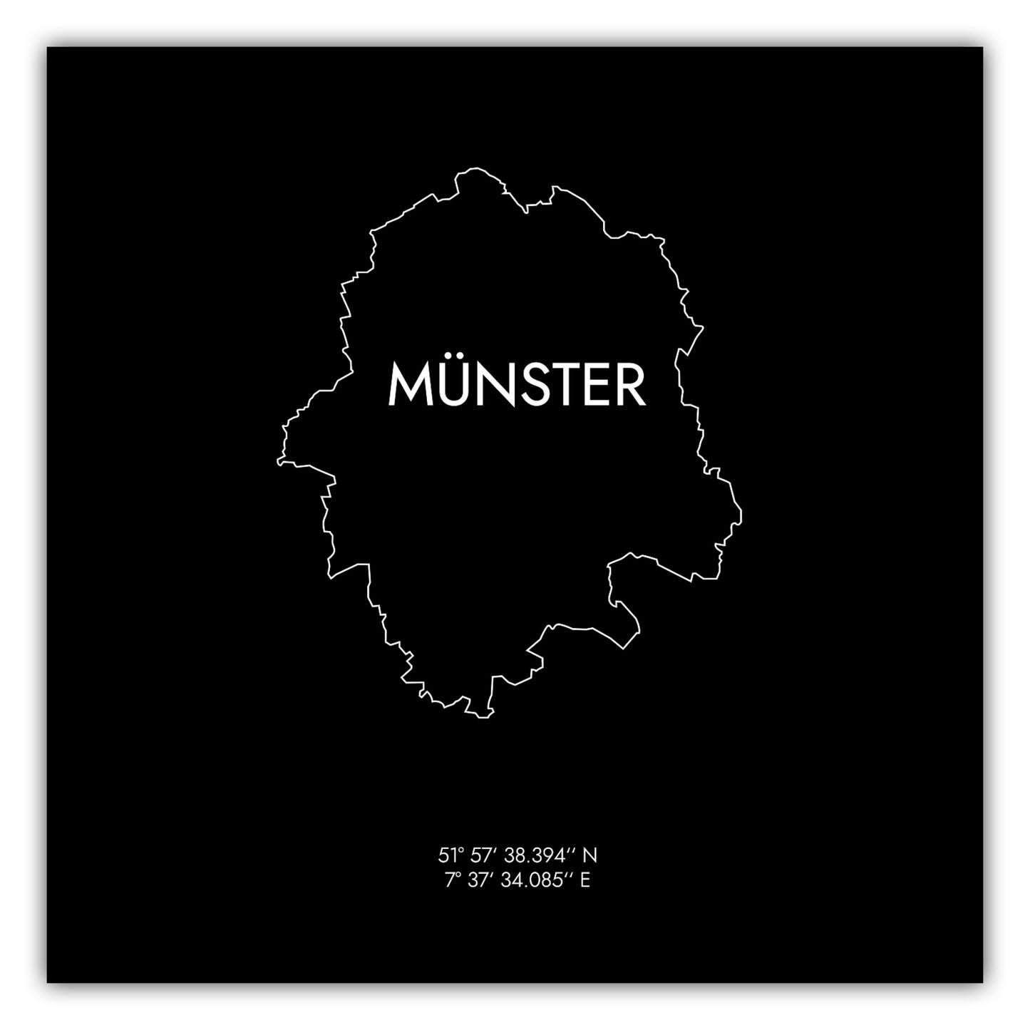 Poster Münster Koordinaten #8