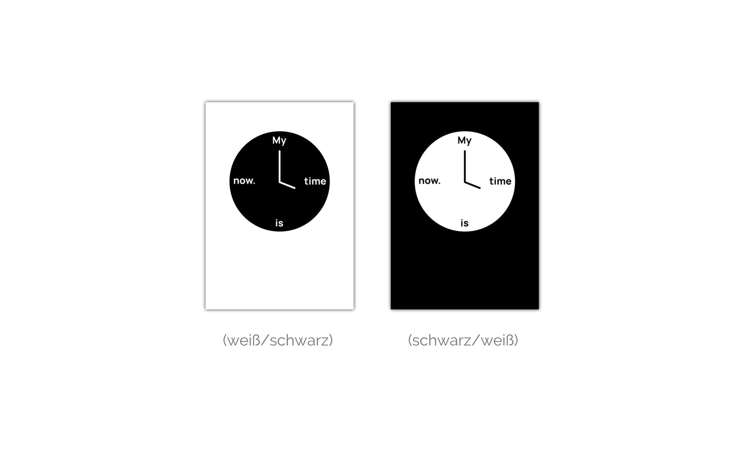 Poster My time is now #3
