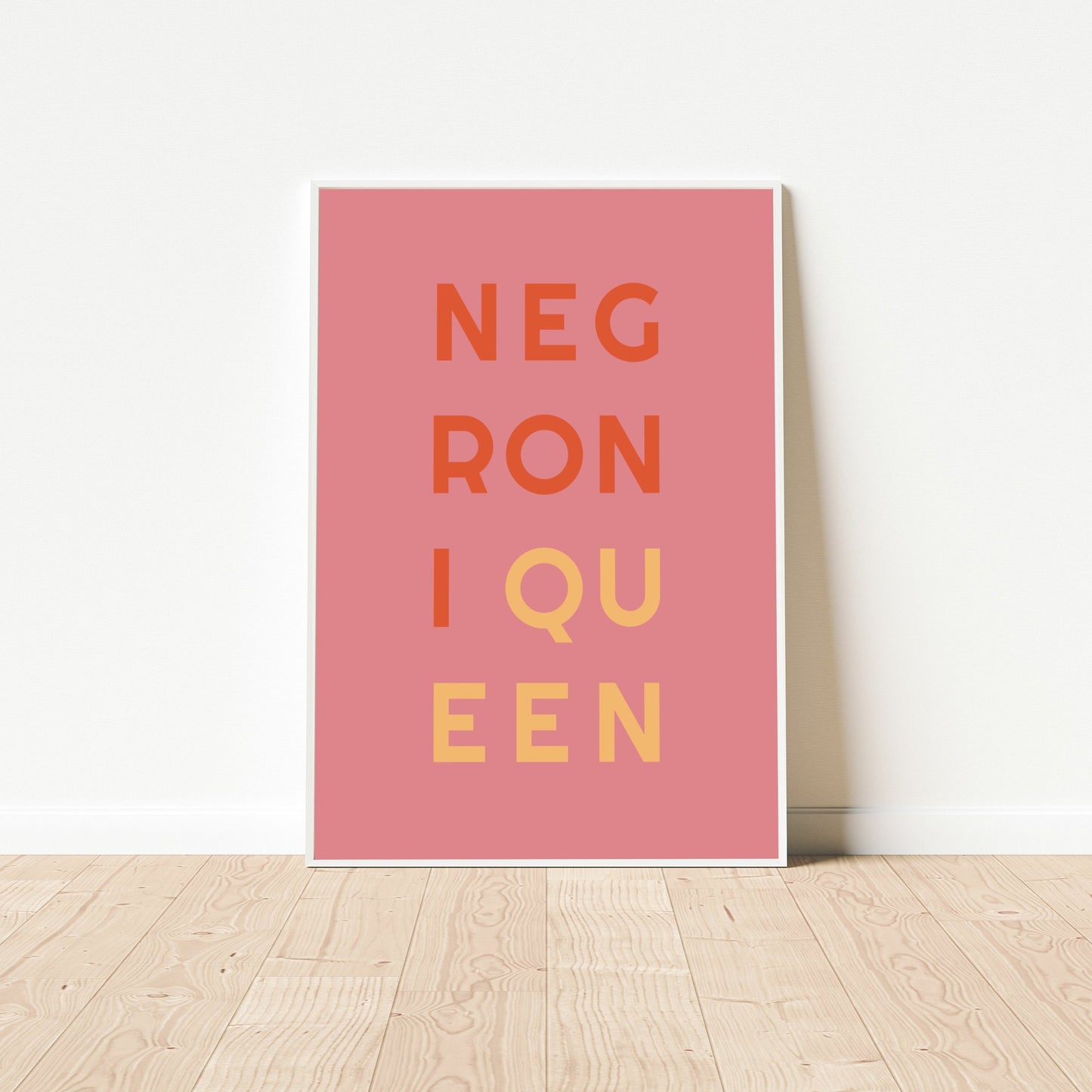 Poster Negroni Queen - La Dolce Vita Collection