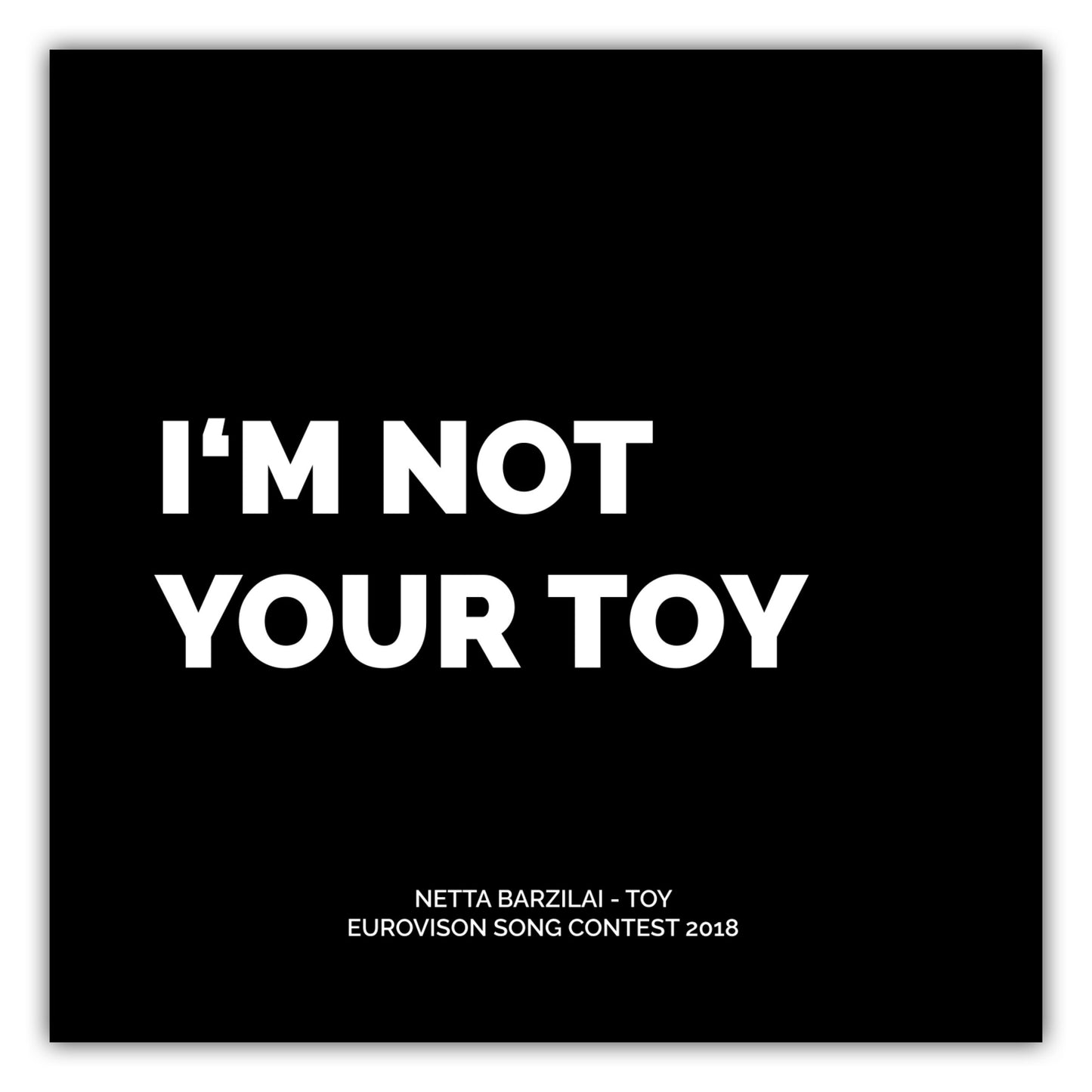 Poster Netta Barzilai - Toy (2018)