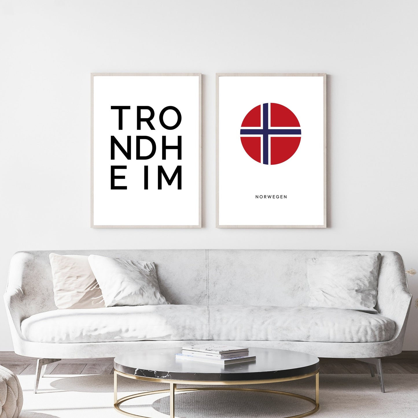 Poster Norwegen Kreis