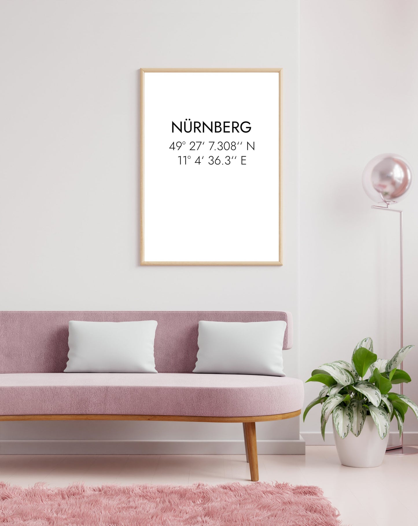 Poster Nürnberg Koordinaten #1