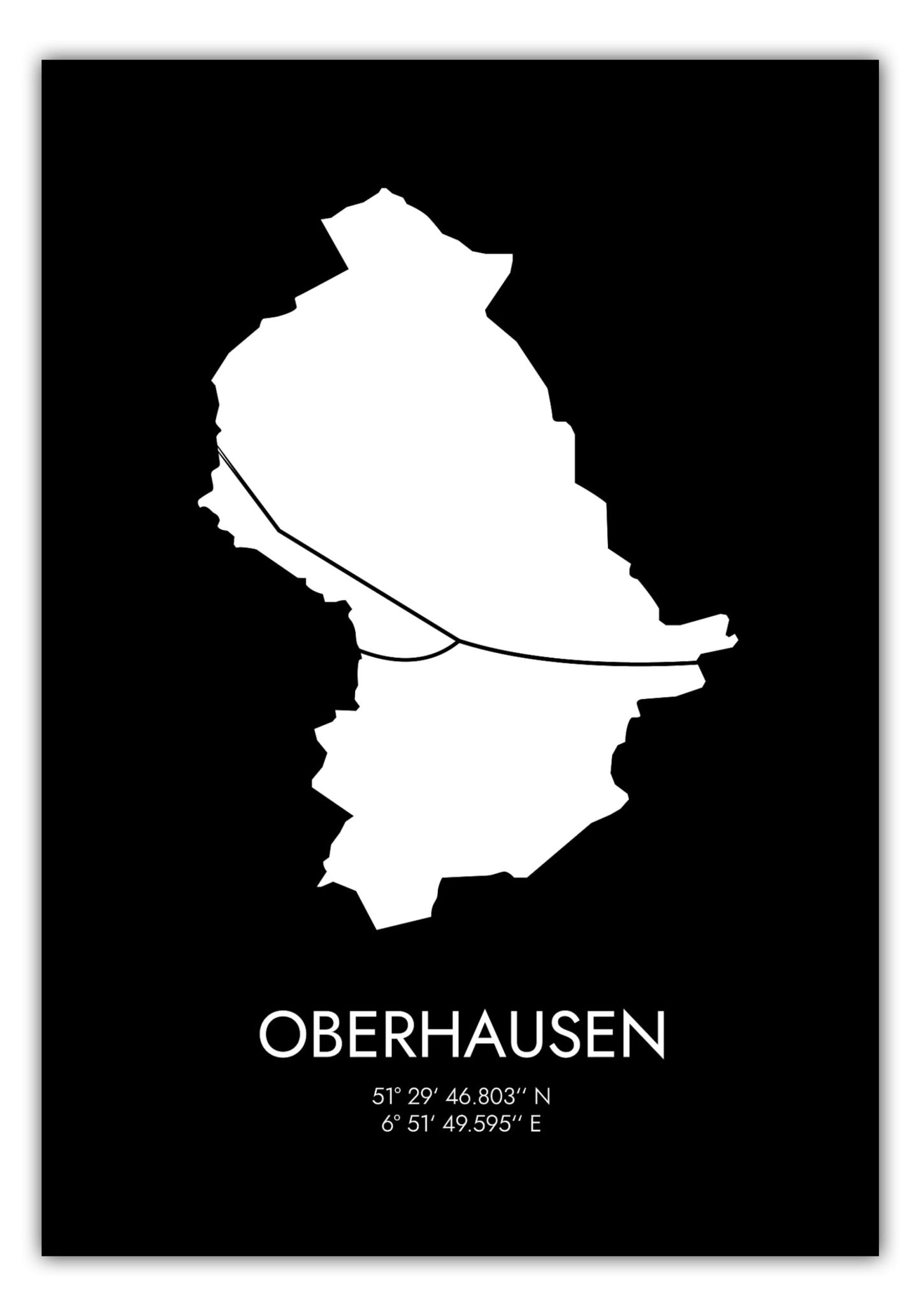 Poster Oberhausen Koordinaten #3