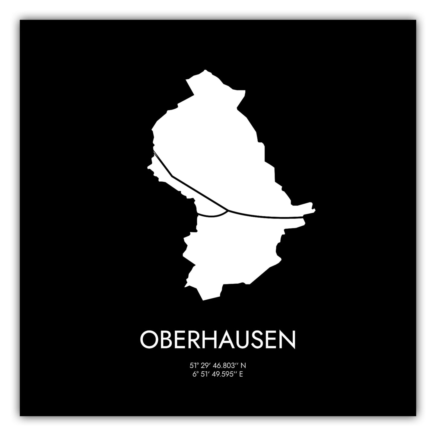 Poster Oberhausen Koordinaten #3