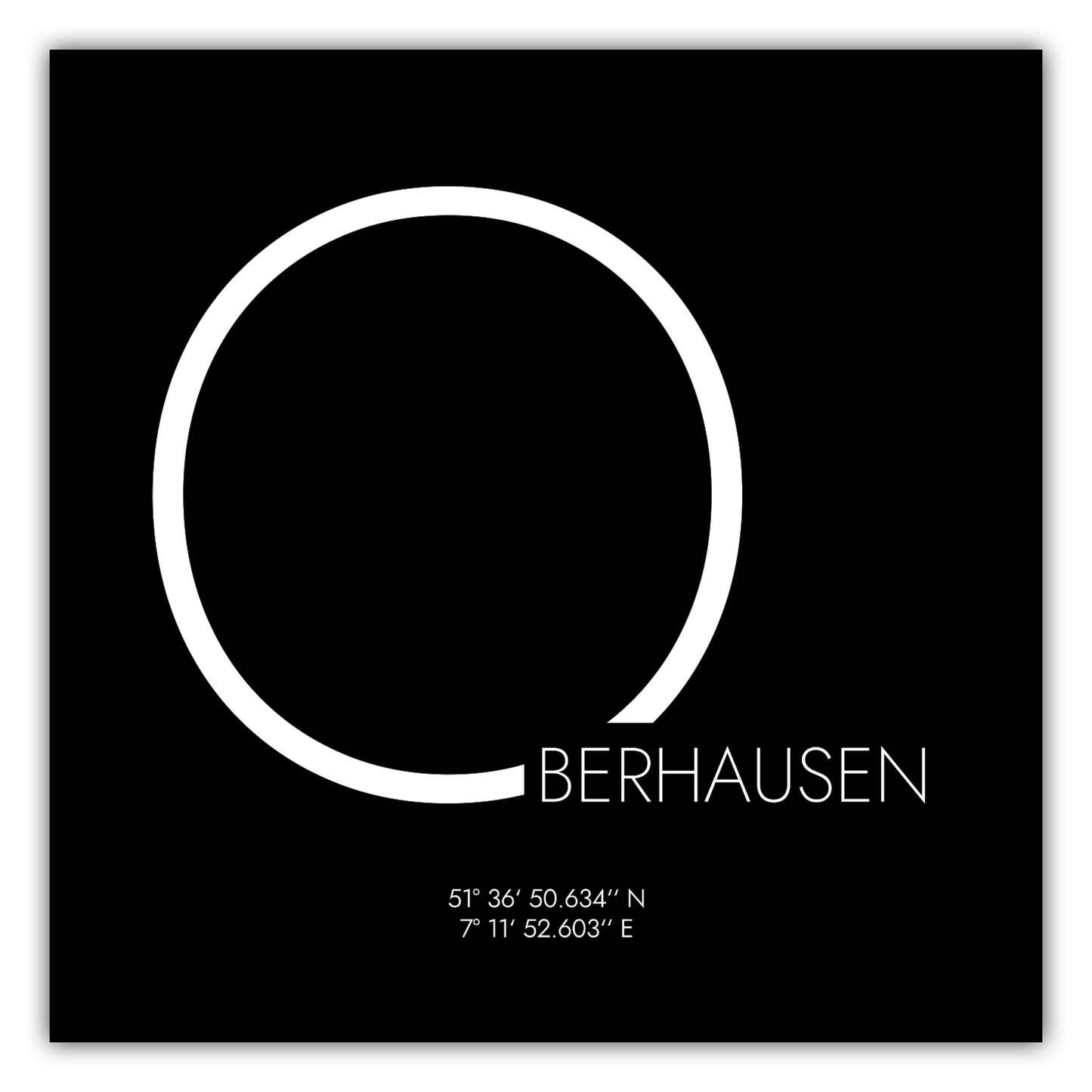 Poster Oberhausen Koordinaten #4