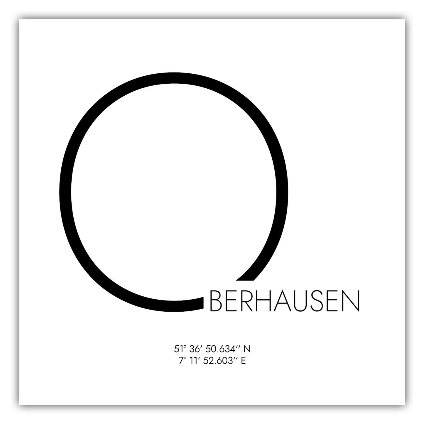 Poster Oberhausen Koordinaten #4
