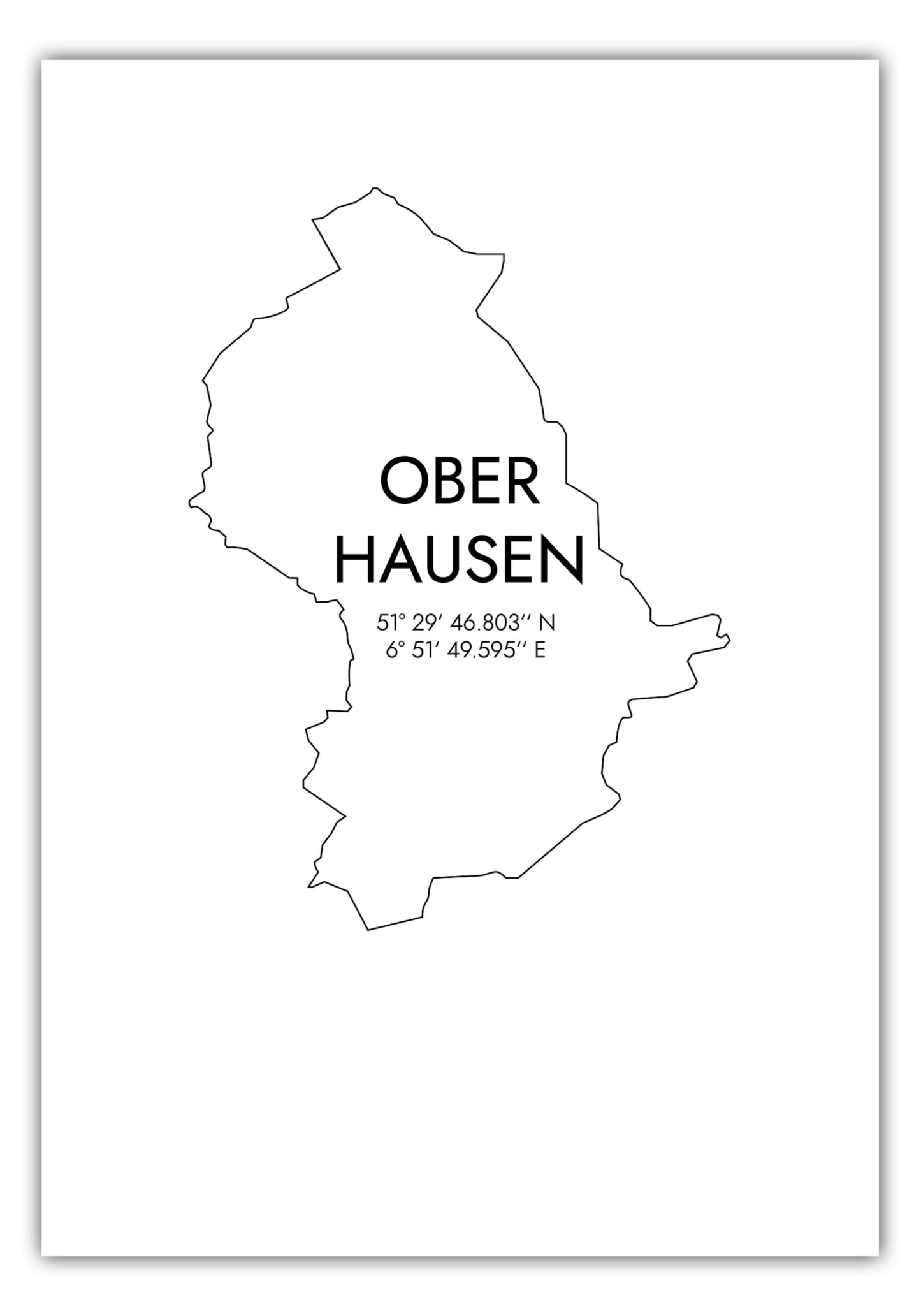 Poster Oberhausen Koordinaten #7