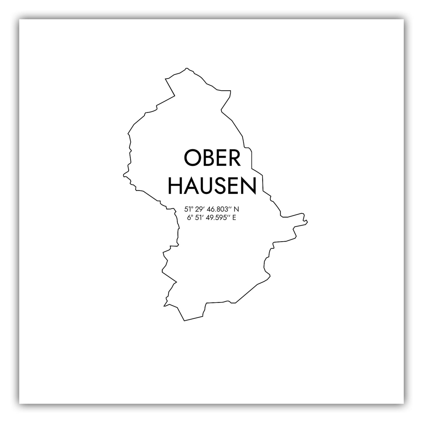 Poster Oberhausen Koordinaten #7