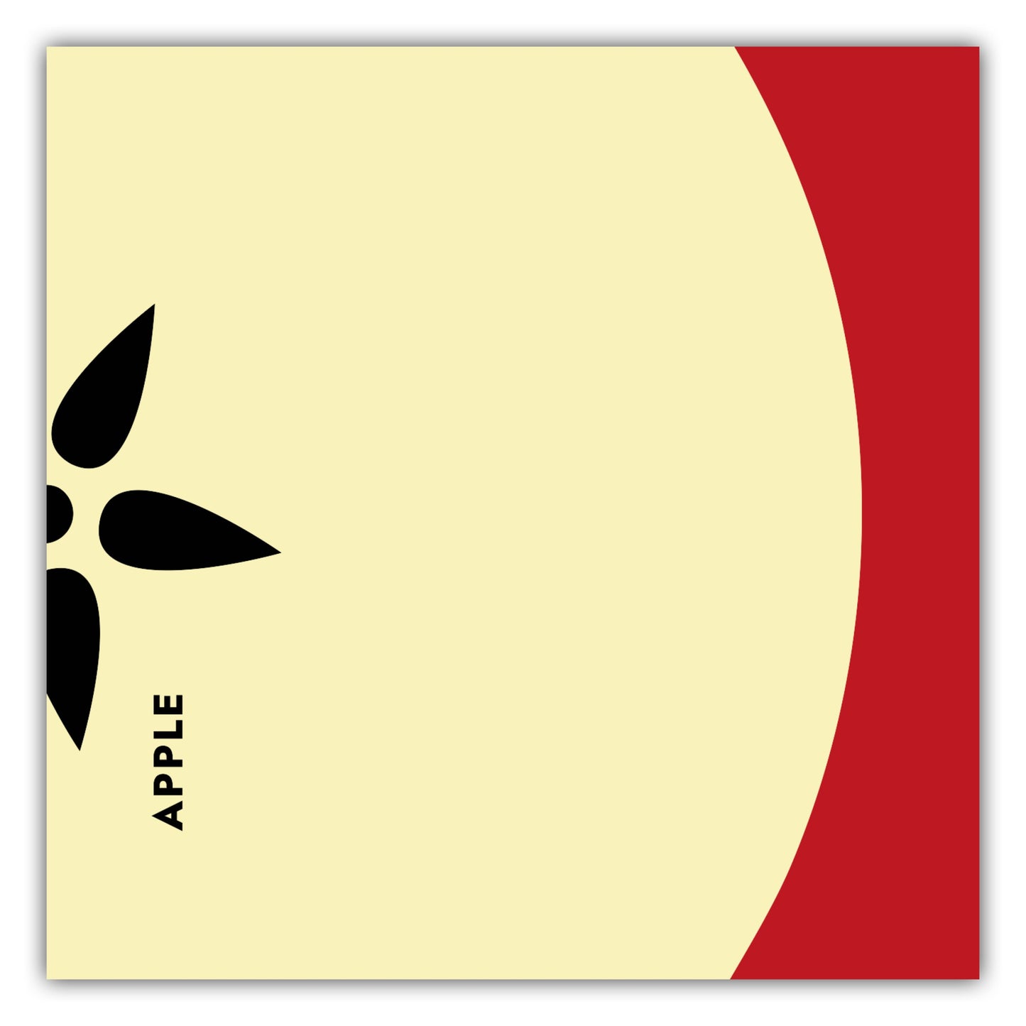 Poster Obst & Gemüse - Apple