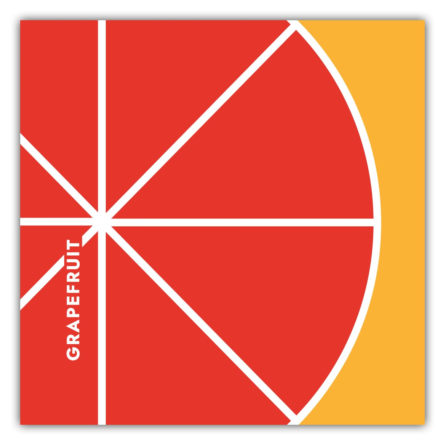 Poster Obst & Gemüse - Grapefruit