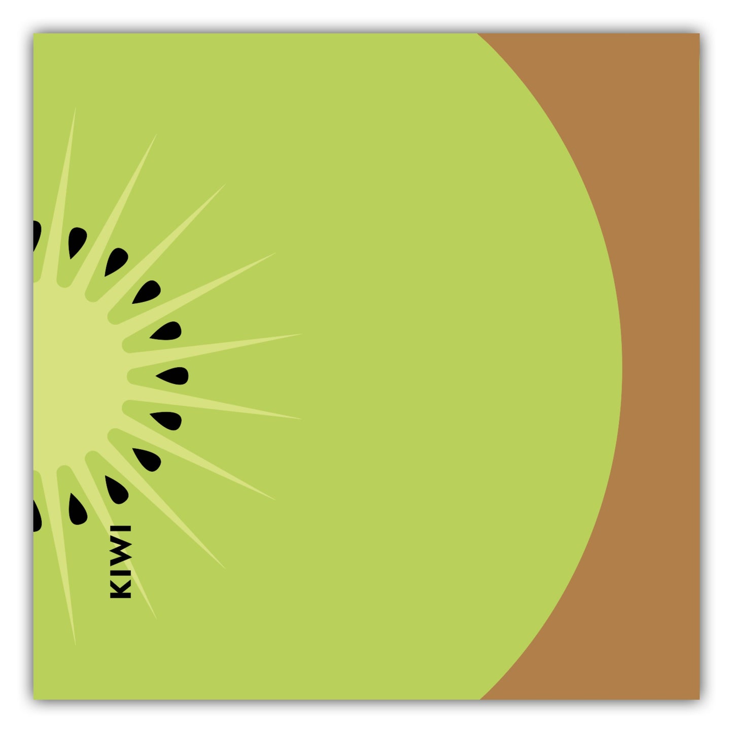 Poster Obst & Gemüse - Kiwi