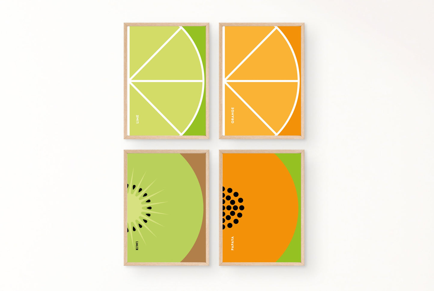 Poster Obst & Gemüse - Lime