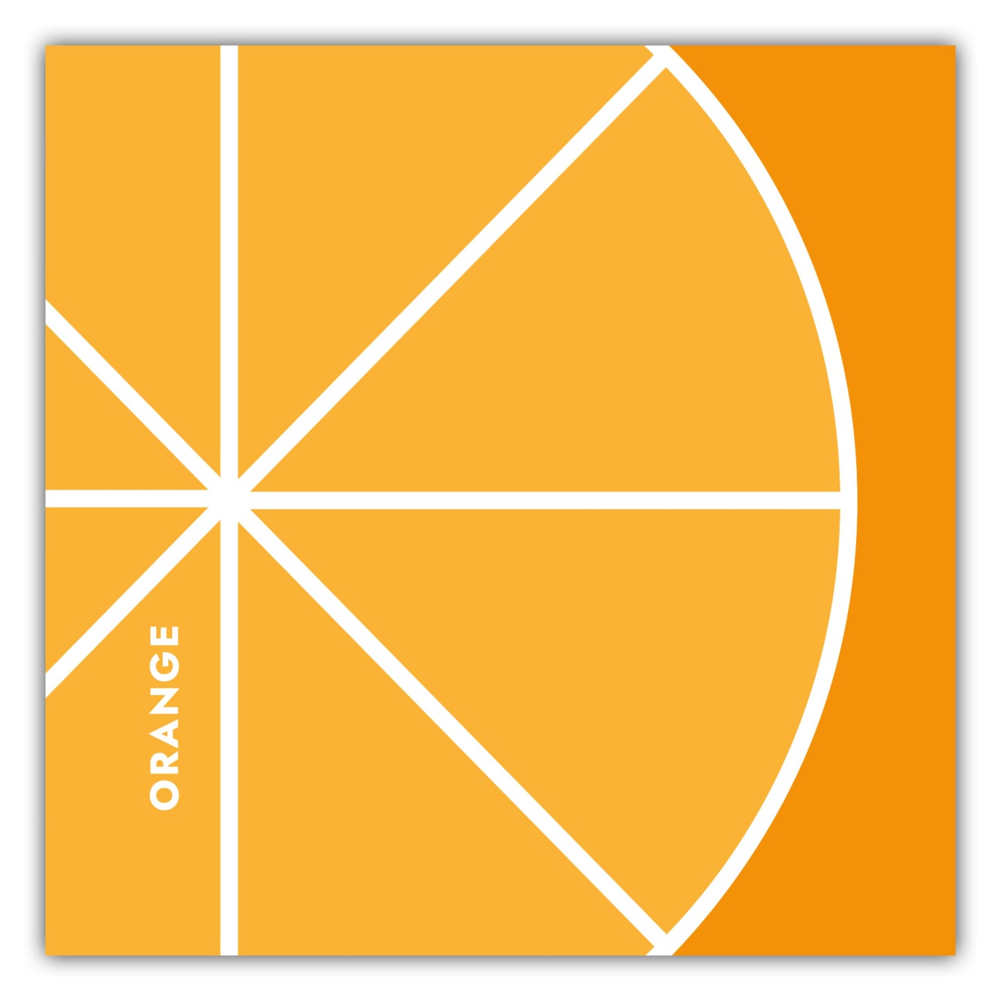 Poster Obst & Gemüse - Orange