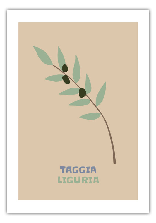 Poster Oliven - Taggia Liguria - La Dolce Vita Collection