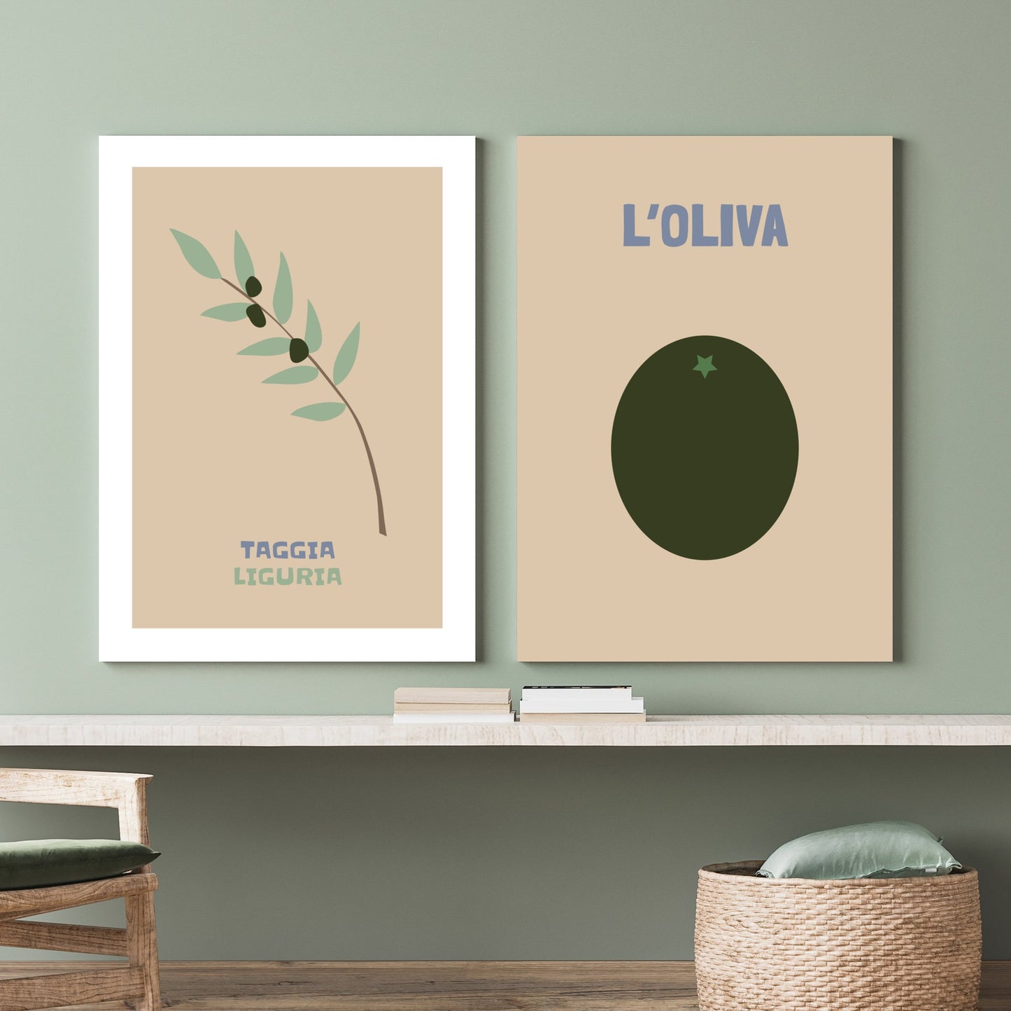 Poster Oliven - Taggia Liguria - La Dolce Vita Collection