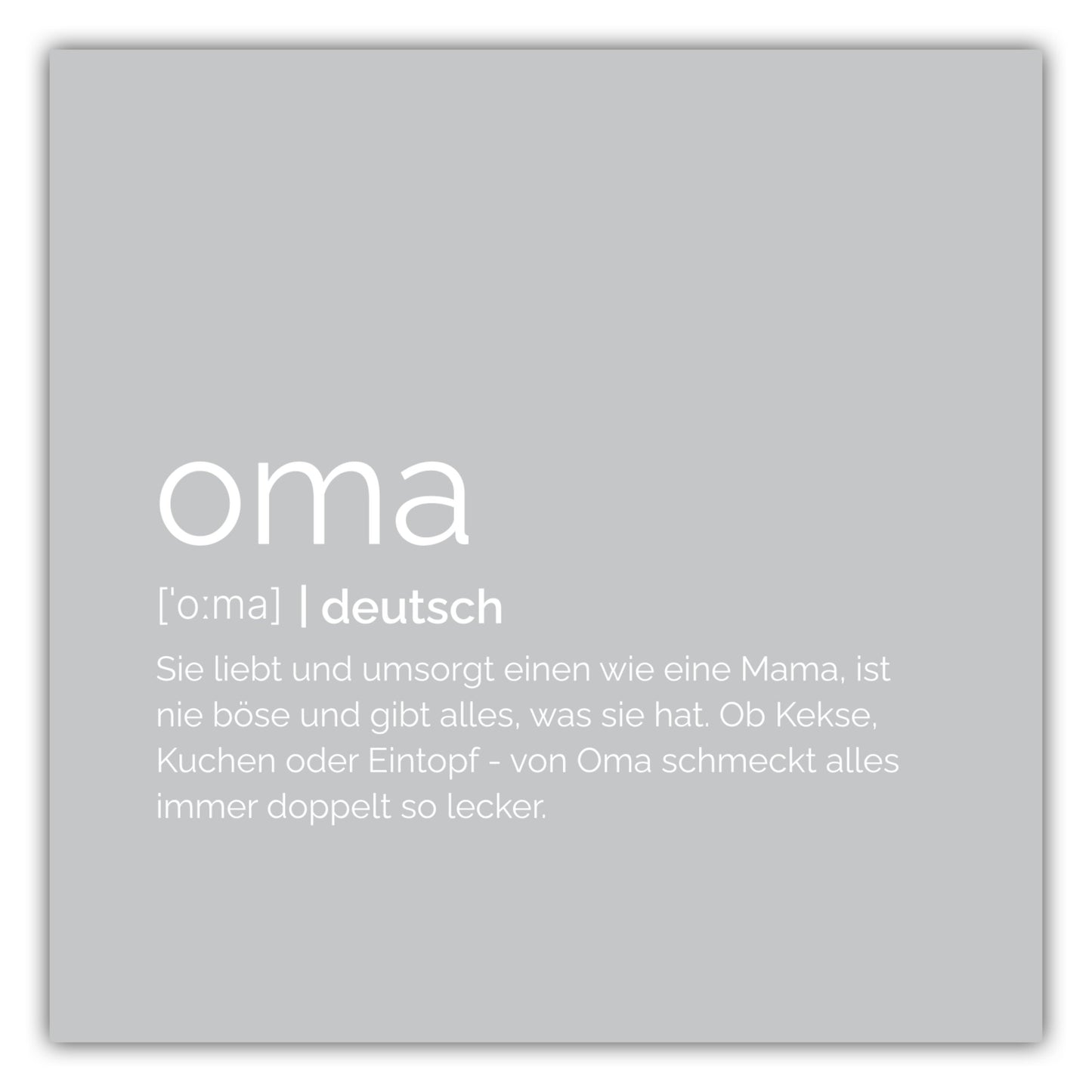 Poster Oma