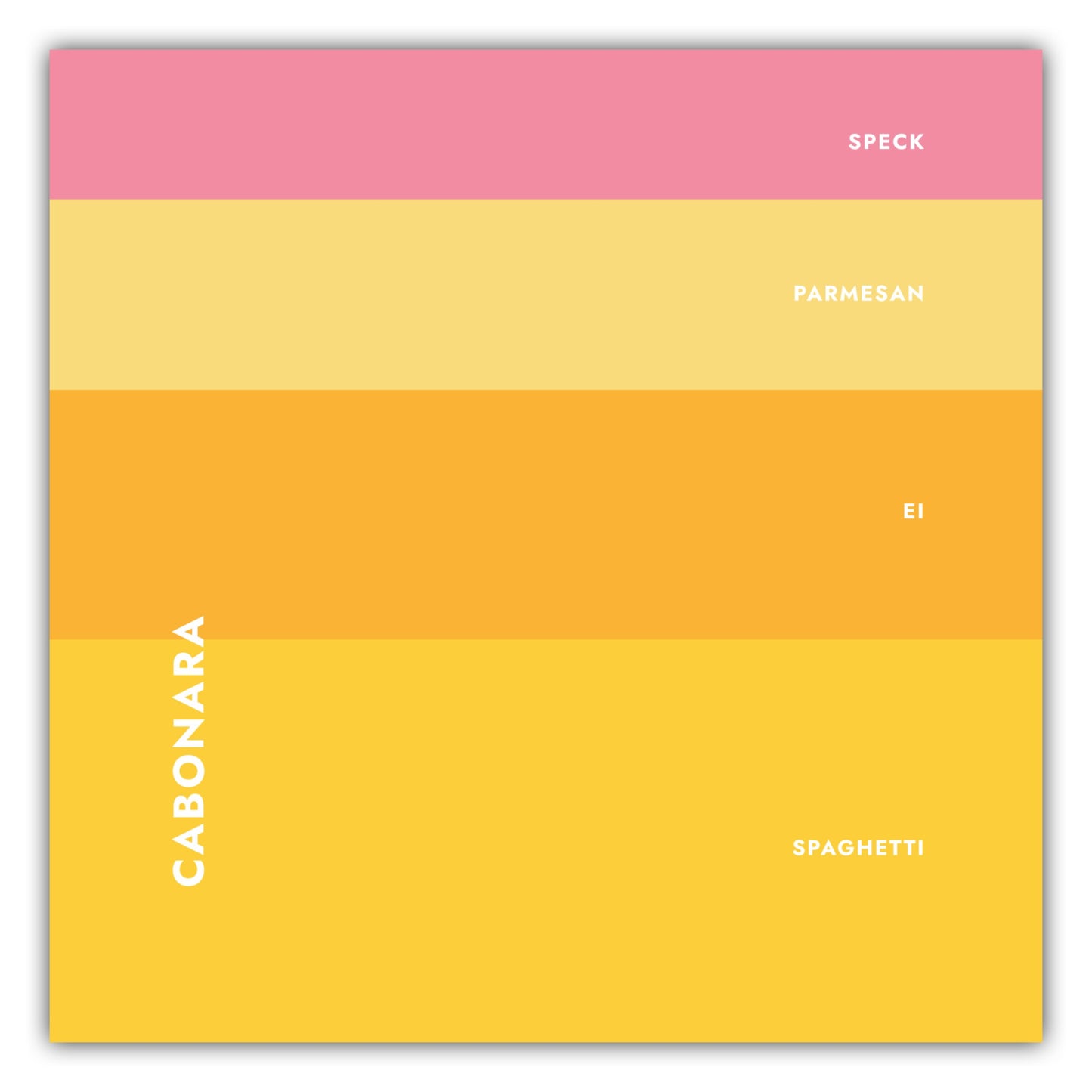 Poster Pasta - Cabonara