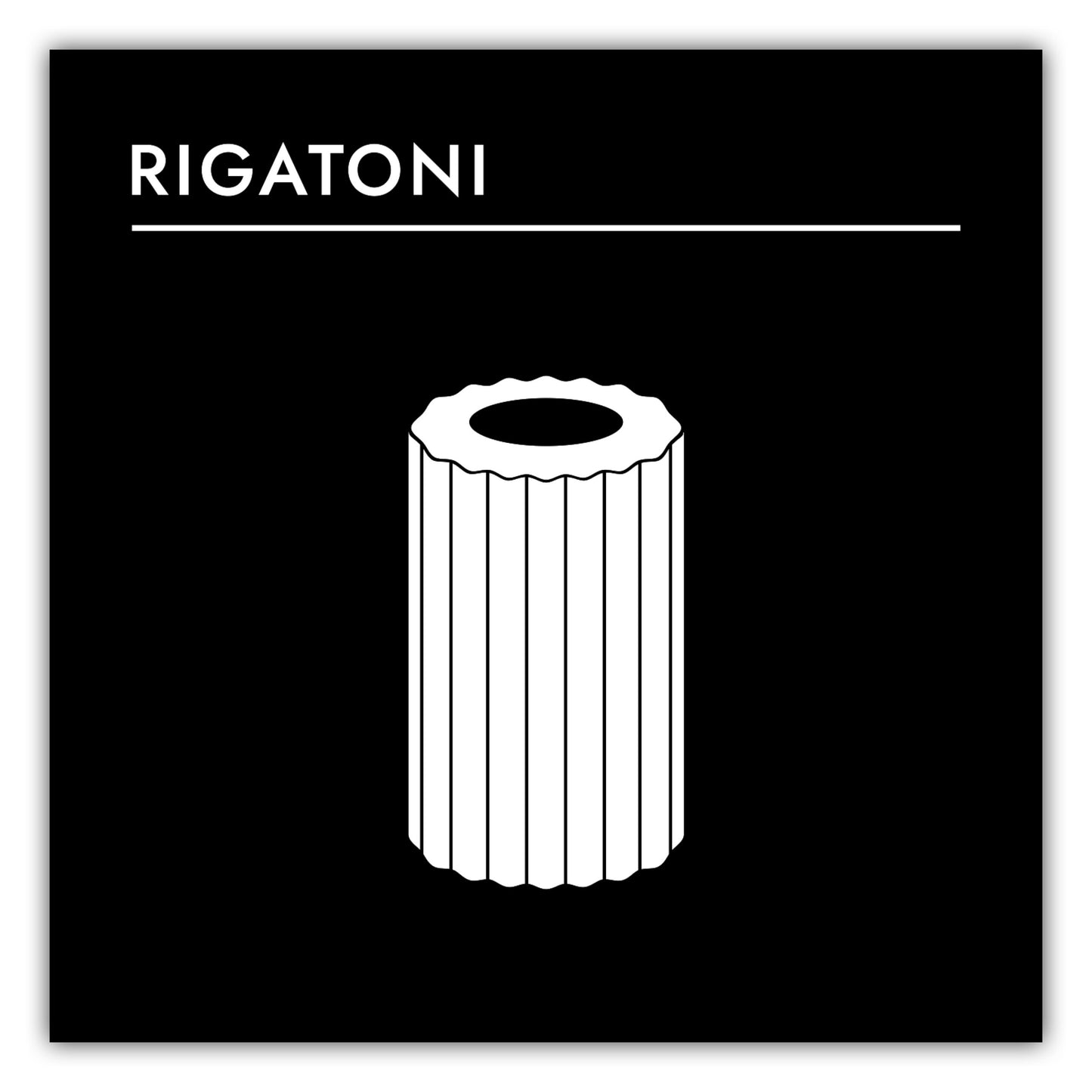 Poster Pasta - Rigatoni