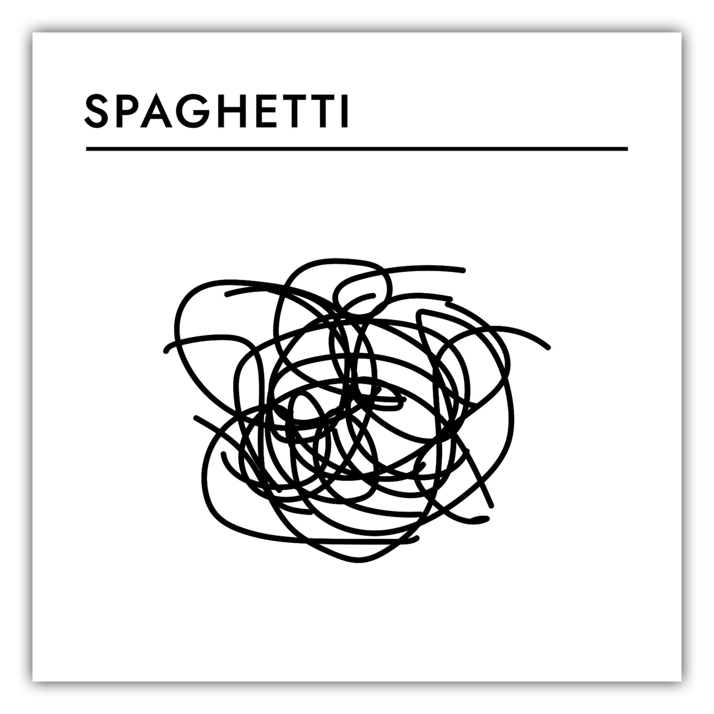 Poster Pasta - Spaghetti #1