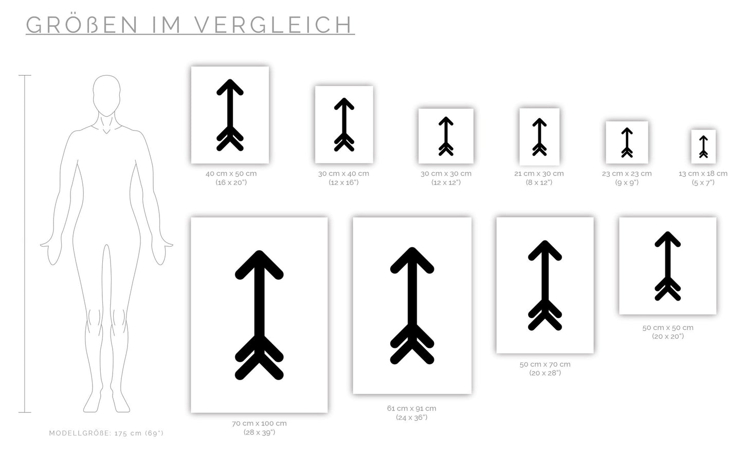 Poster Pfeil
