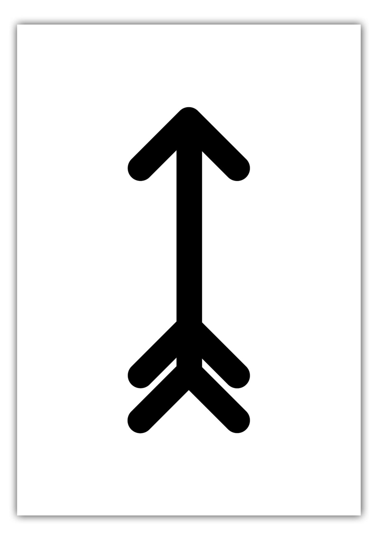 Poster Pfeil