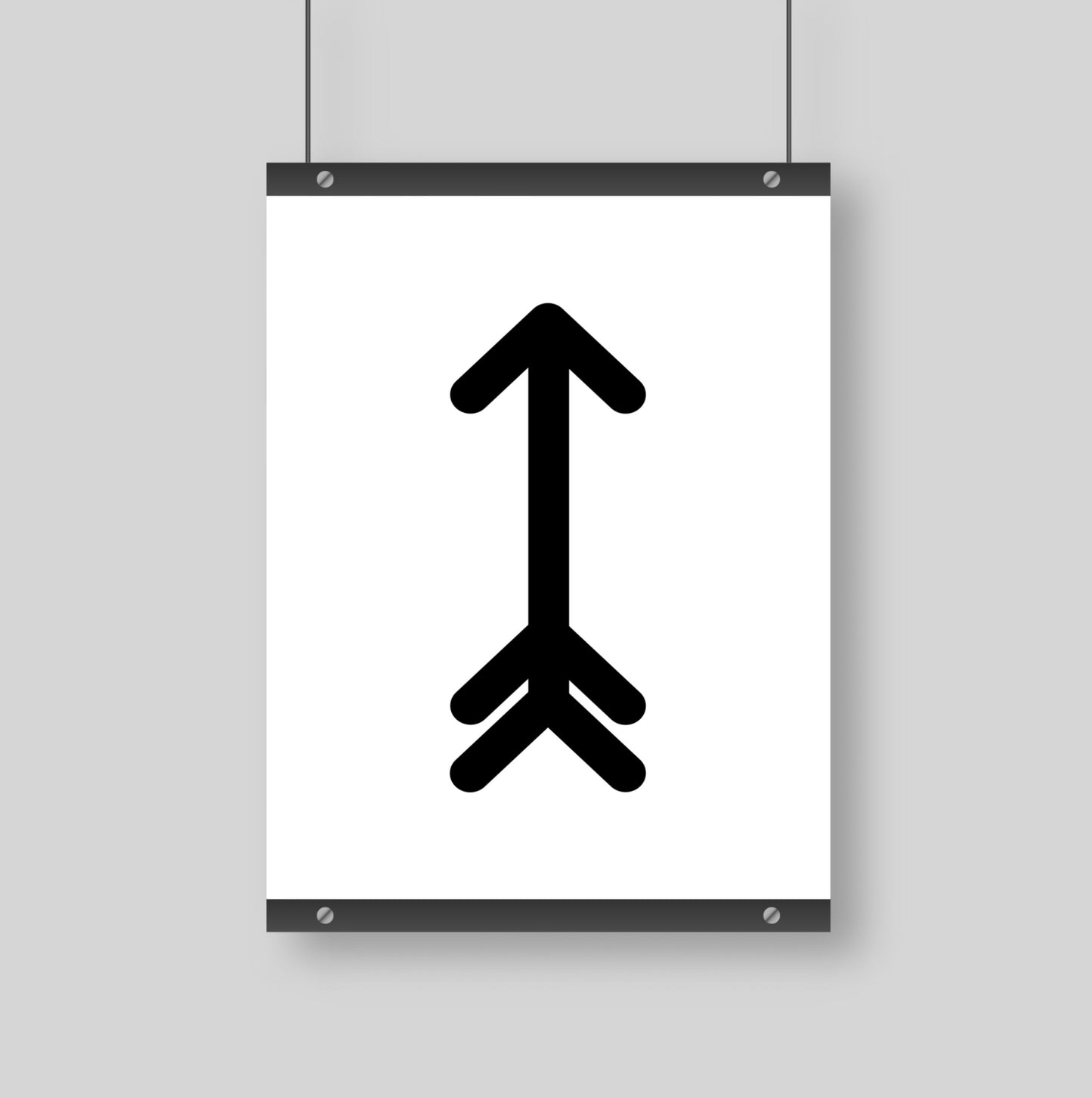 Poster Pfeil
