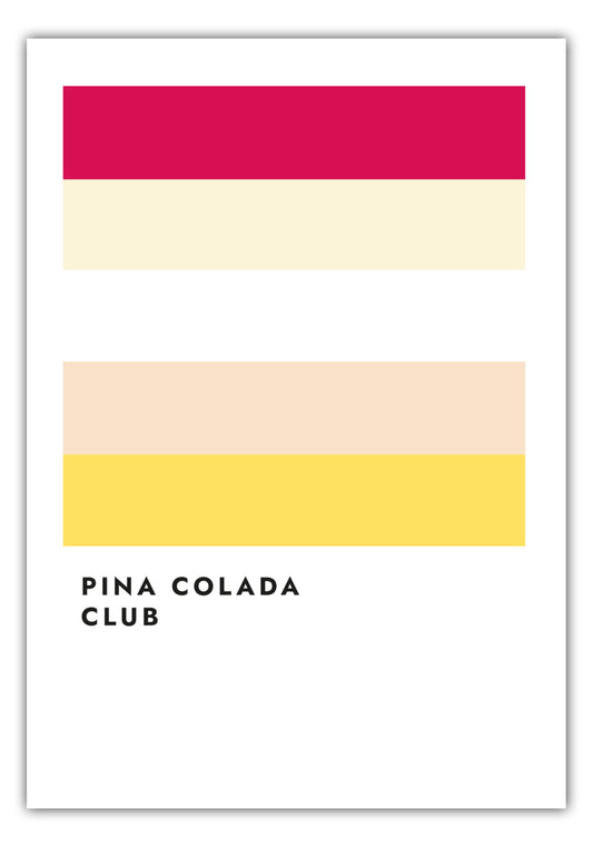 Poster Pina Colada Club