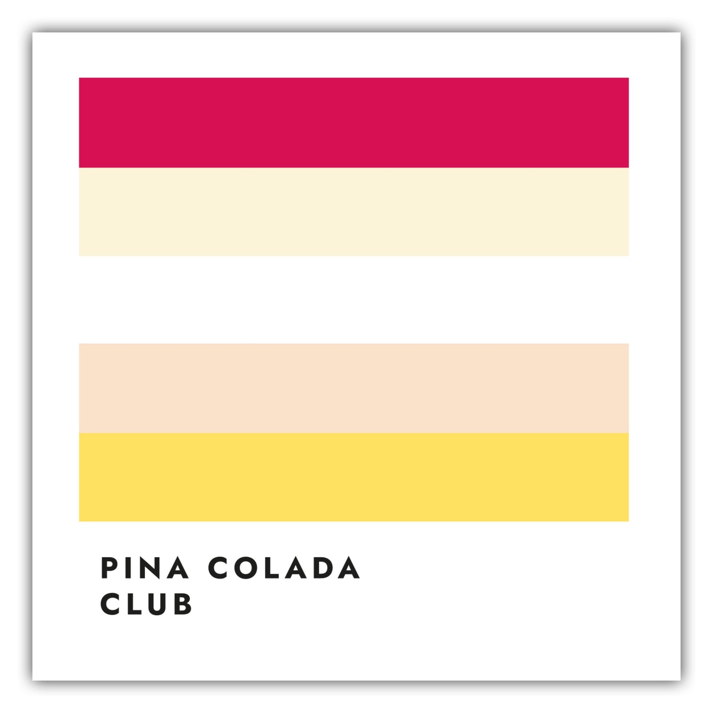 Poster Pina Colada Club