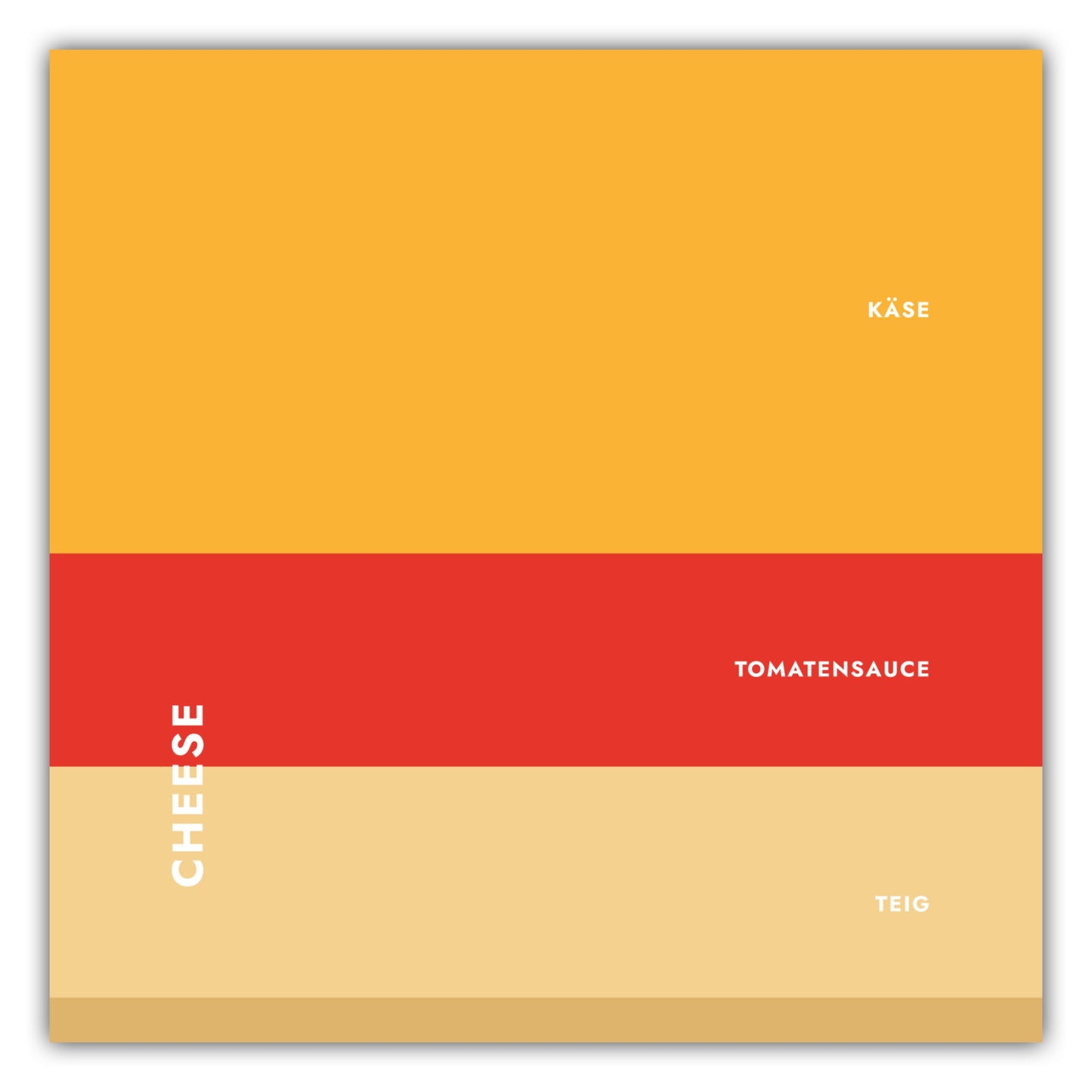 Poster Pizza - Cheese