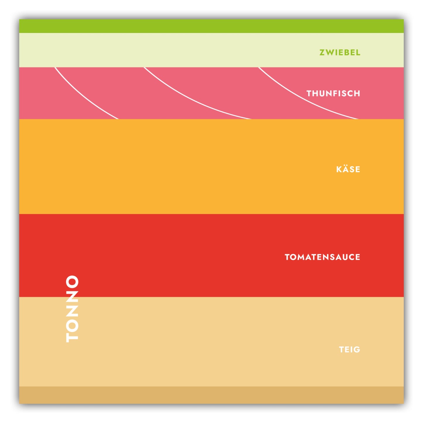 Poster Pizza - Tonno