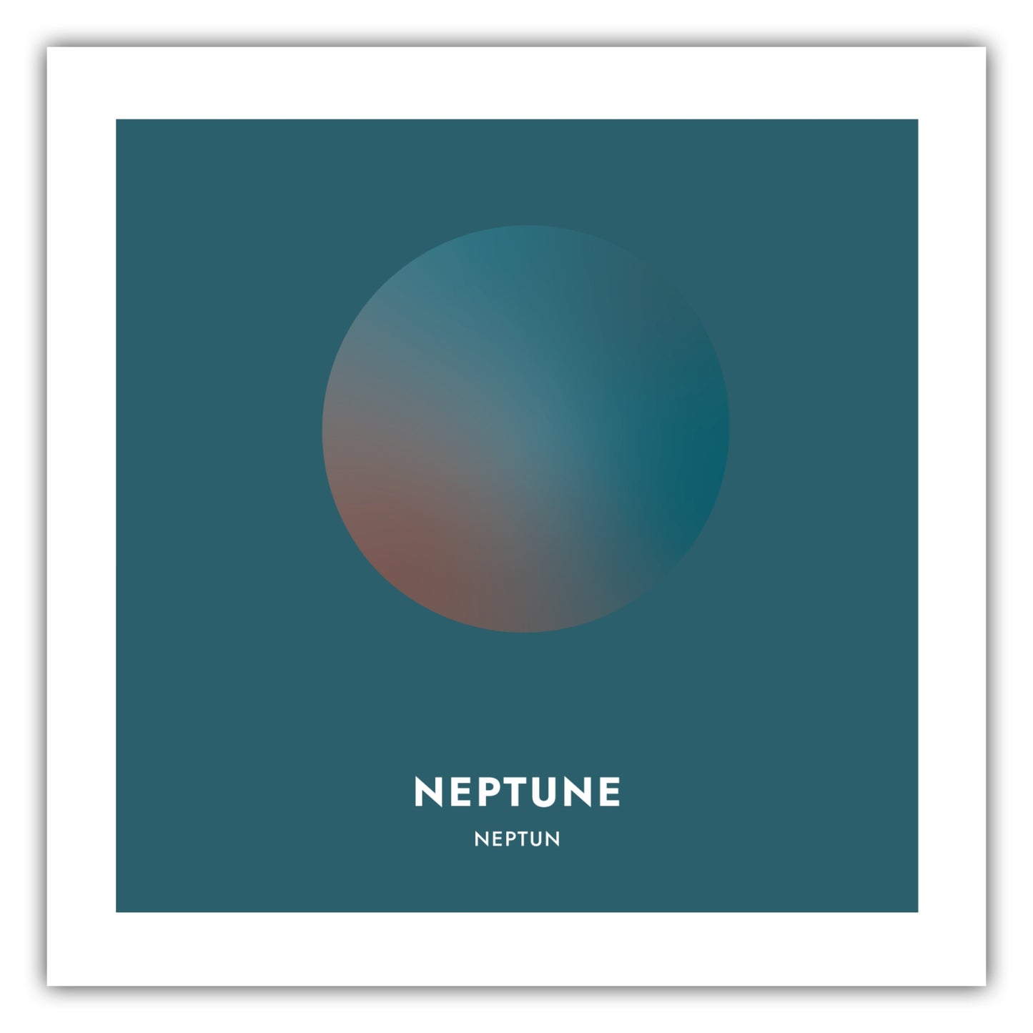 Poster Planeten - Neptun - Neptune