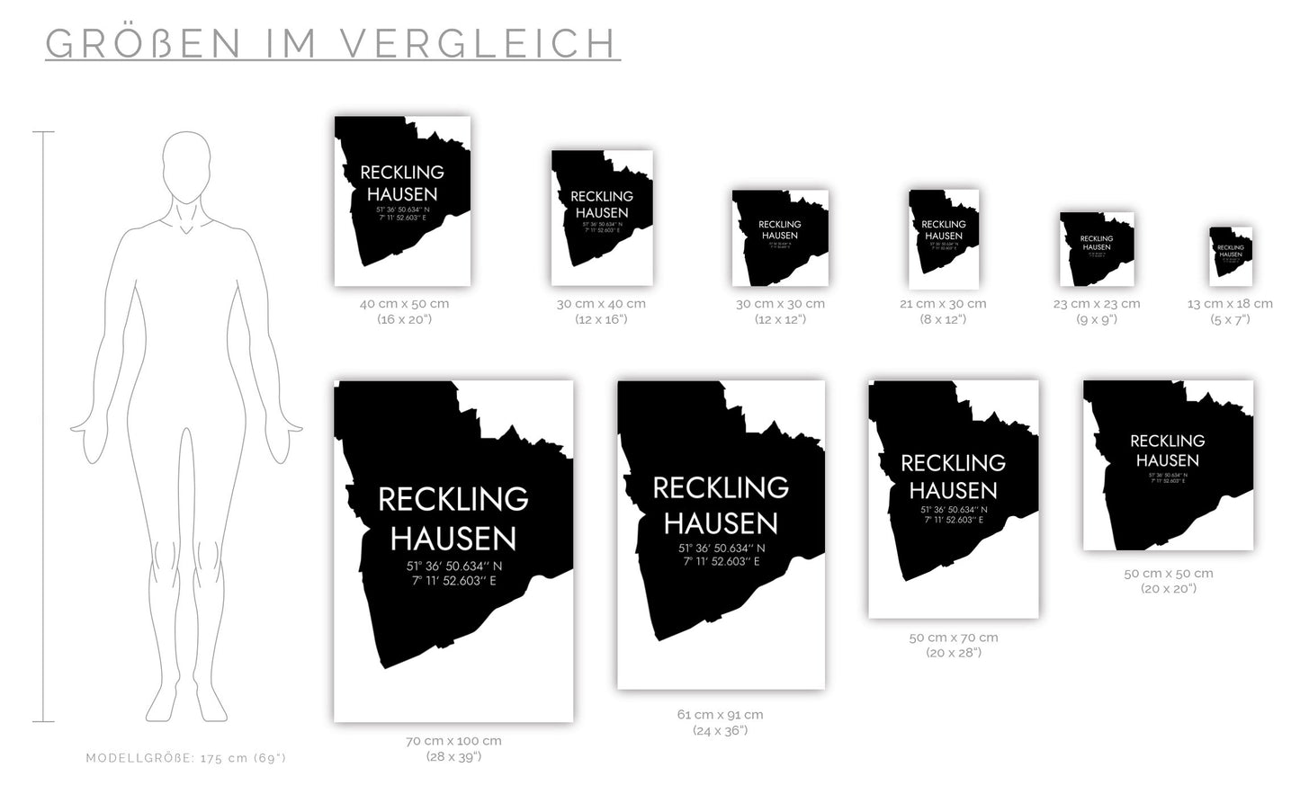 Poster Recklinghausen Koordinaten #5