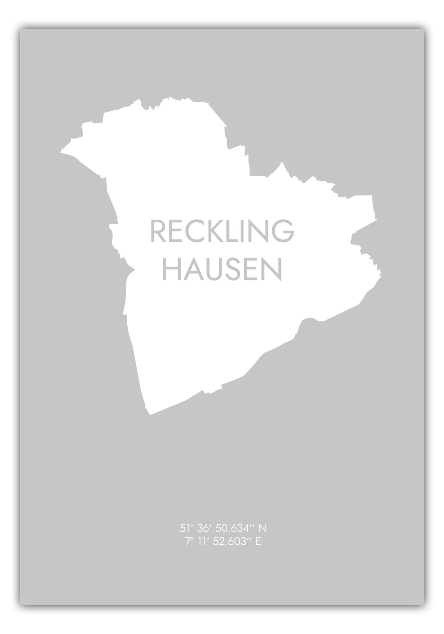 Poster Recklinghausen Koordinaten #6