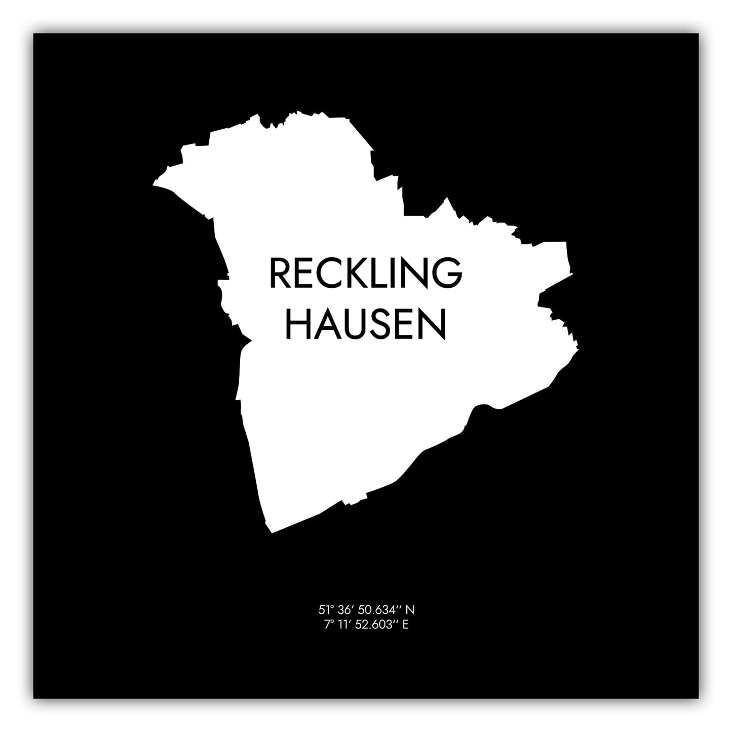 Poster Recklinghausen Koordinaten #6