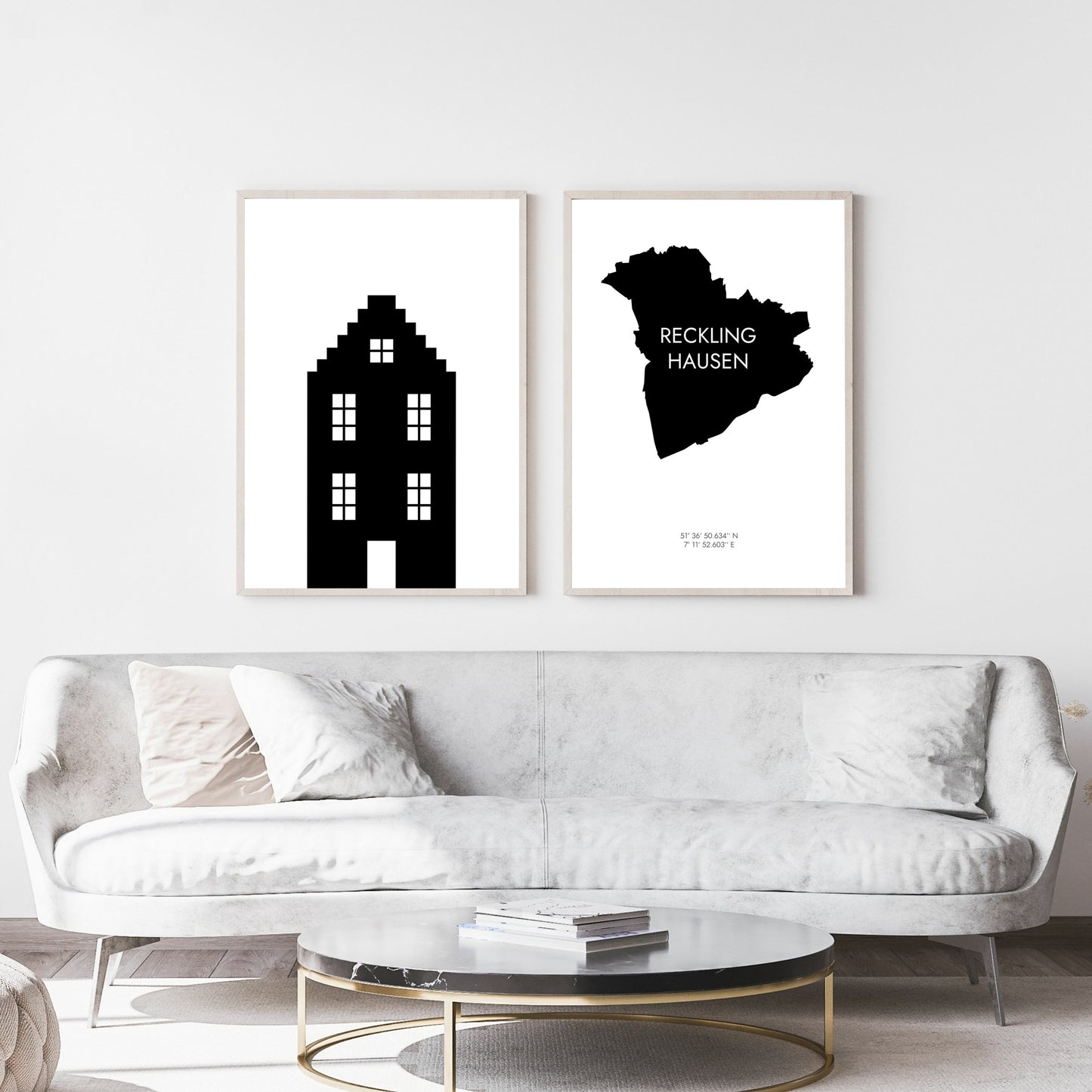 Poster Recklinghausen Koordinaten #6