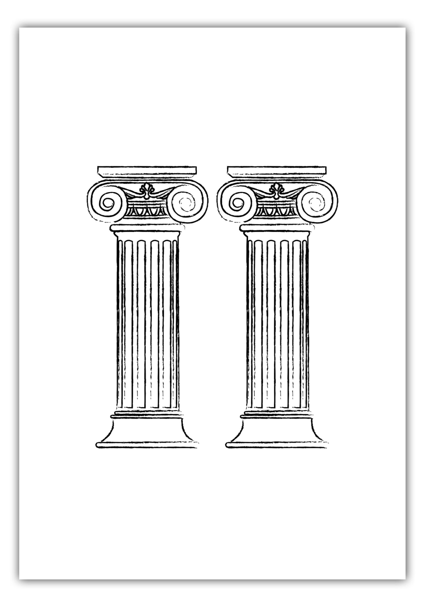 Poster Säulen